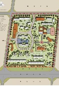 居住区建筑模型