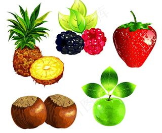 新鲜水果矢量素材图片