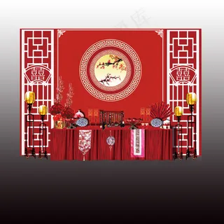 中式甜品区效果图