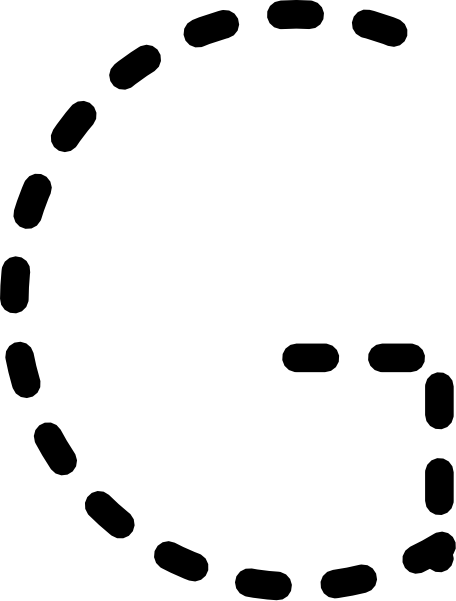 字母表中字母G剪贴画迹