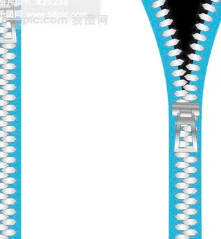 AI矢量图 成品图 用品 拉链