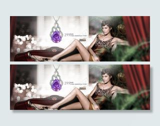 奢华金色美女图片