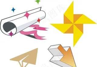 风车 飞机 箭头