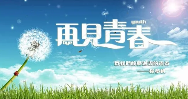 再见青春海报图片