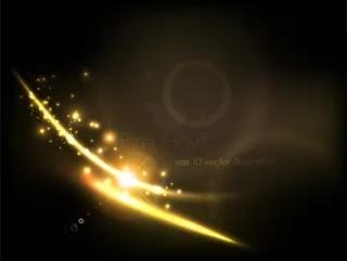 黑色金色经典光感背景图