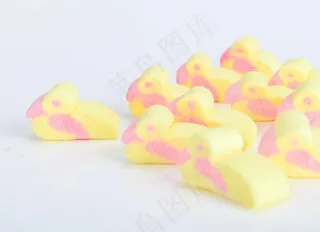 小鸭棉花糖图片