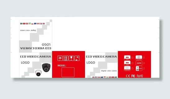 安防监控半球包装图片