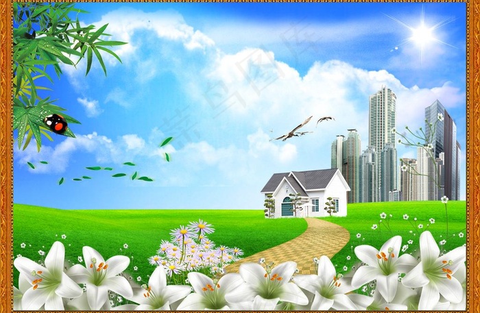 风景画 山水画图片