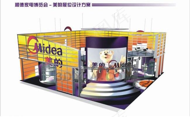 3D展览设计图片