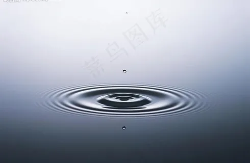 水滴波纹图片