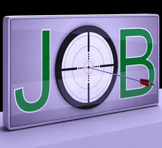 工作目标显示就业的职业生涯