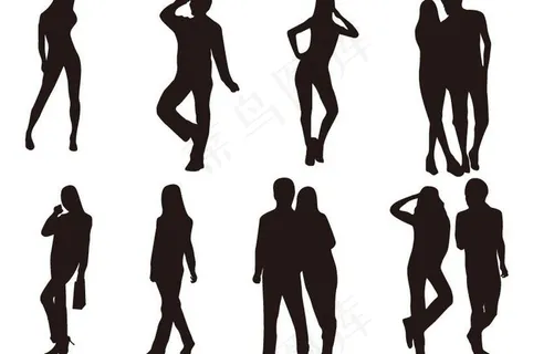 人物剪影图片 人物剪影图片