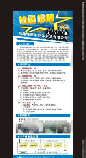 校园招聘X展架