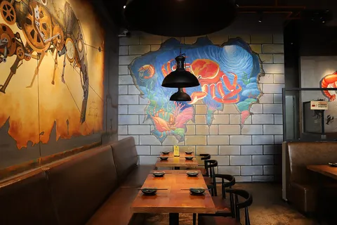 黑色高清餐饮实景图片