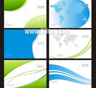 简洁画册封面模板