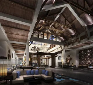 艺术会所大堂装修