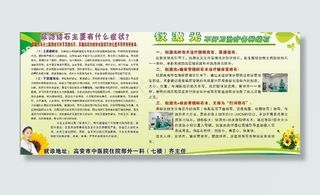 医院 展板 钬激光 绿色 背景图片