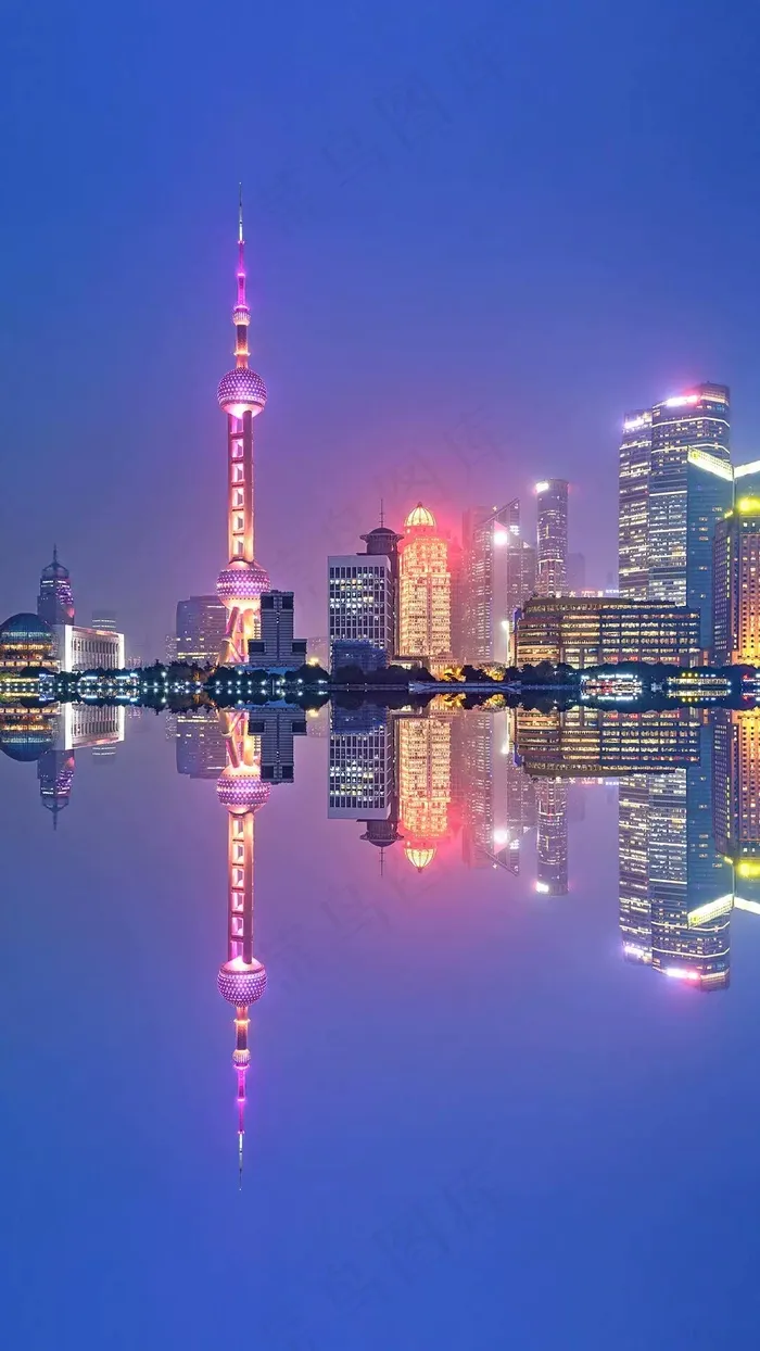 上海夜景高清摄影图片