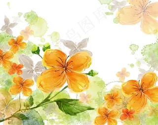 唯美鲜花海报背景