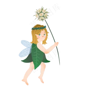 元素守护商用梦幻奇幻森林花朵小