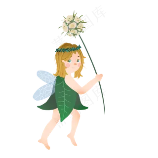 元素守护商用梦幻奇幻森林花朵小