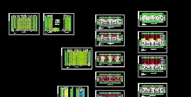 高层小区室内设计建筑施工图