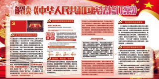 宪法修正案宣传展板图片