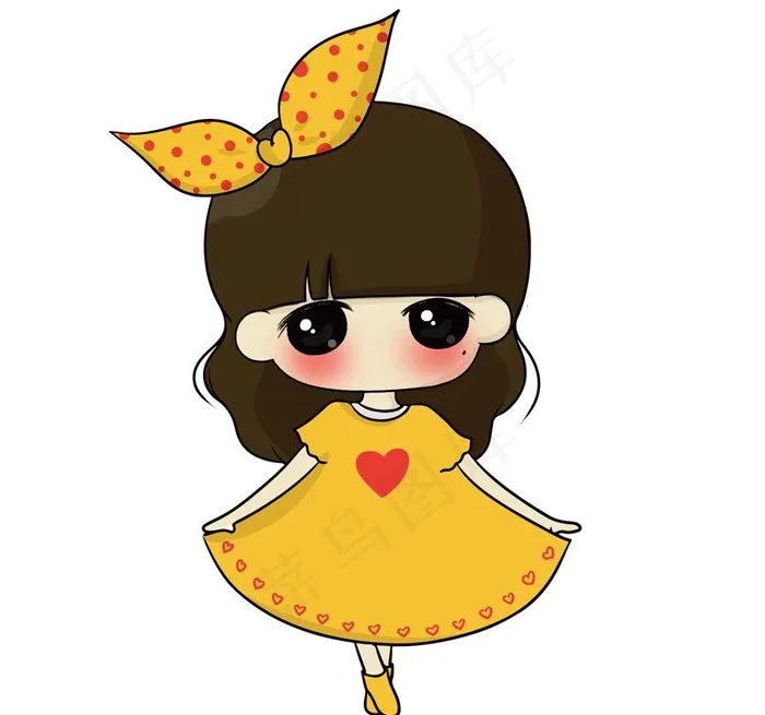 跳舞小希矢量图图片ai矢量模版下载