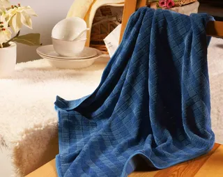 毛巾 宝蓝色图片