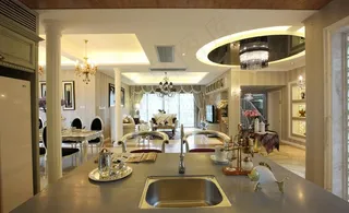 欧式古典风客厅图片