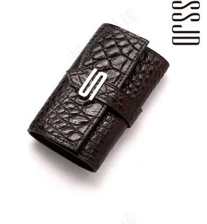 ssjd上启鳄鱼皮钥匙包图片