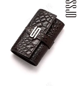 ssjd上启鳄鱼皮钥匙包图片