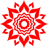 莲花花纹cdr矢量模版下载