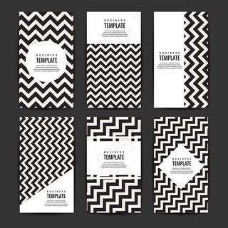 黑白菱形方形图形商务背景底纹EPS...