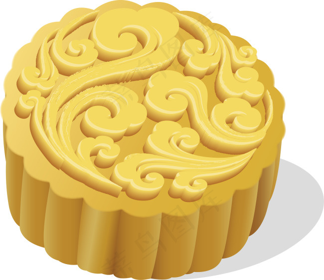 中秋月饼ai矢量模版下载