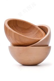 三个木碗