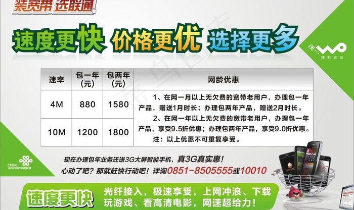 宽带业务图片cdr矢量模版下载