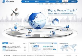 网络科技网页模板PSD分层（无网页...