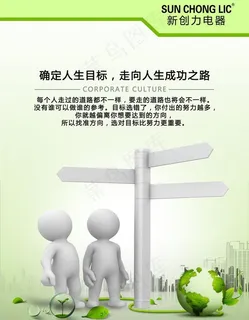 3D小人办公室挂画成功图片