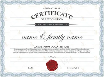 授权书设计矢量素材