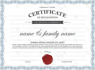 授权书设计矢量素材