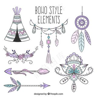 手绘饰品在波希米亚风格