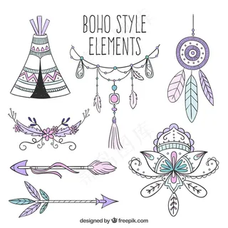 手绘饰品在波希米亚风格