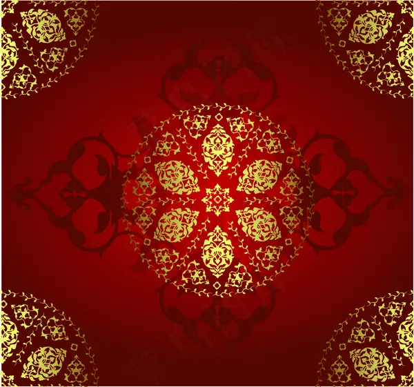 古典花纹矢量图eps,ai矢量模版下载