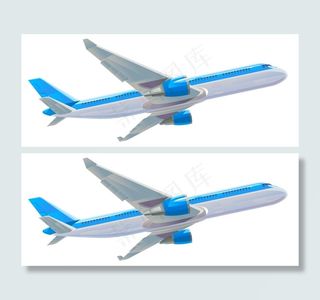飞机AI矢量图
