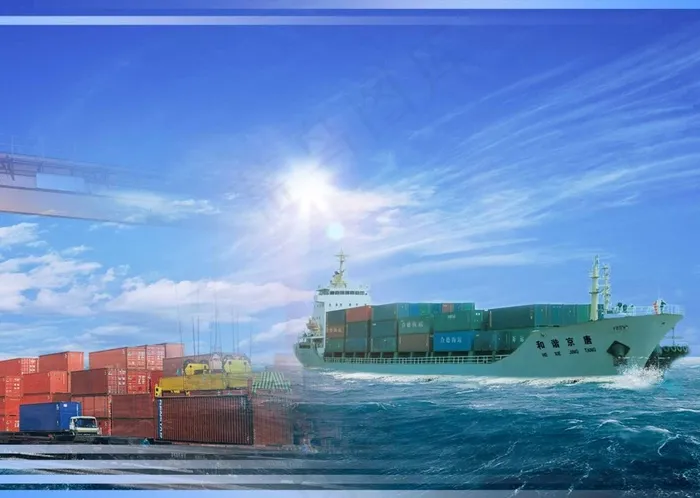 京唐港集装箱(1746X1242(DPI:150))psd模版下载