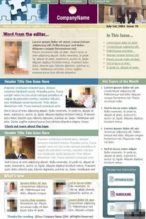 企业动态EDM网页模板