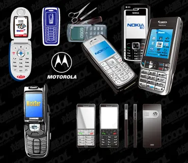 9艾格式矢量素材的手机