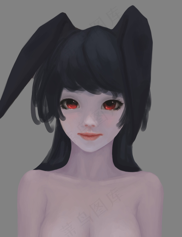 人物手绘装饰画