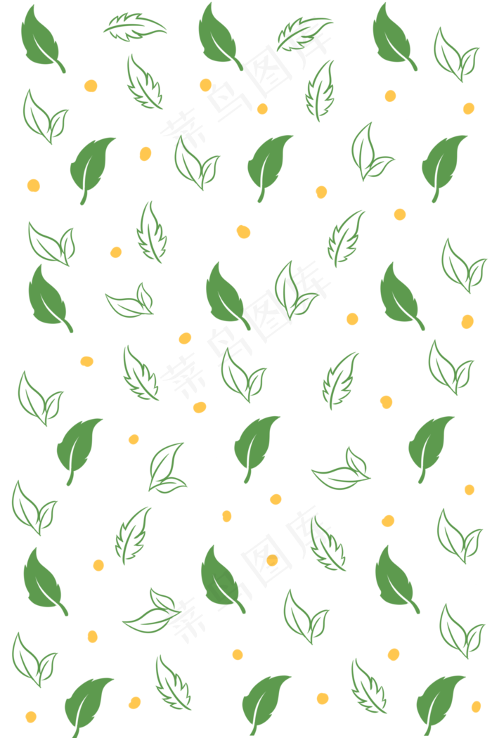 漂浮的植物叶子底纹漂浮的植物叶子底纹